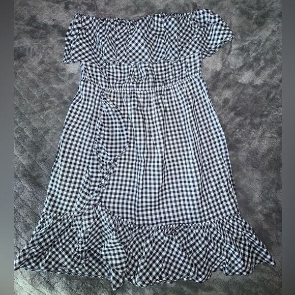 J. Crew Gingham Check Sleeveless Dress Size Medium - Picture 3 of 7
